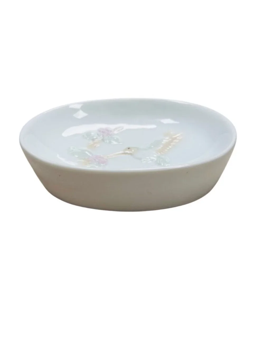 Hummingbird Soap Dish Bathroom Cottage Twee Nature Home